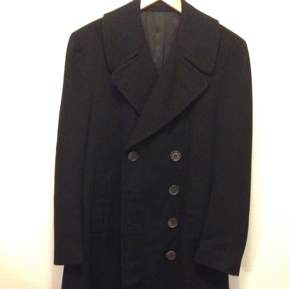 authentic navy pea coat